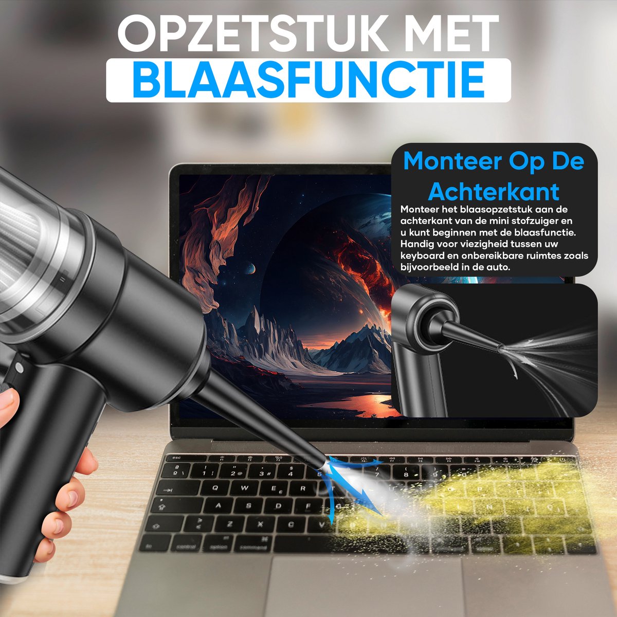 CleanWave™ Mini Autostofzuiger