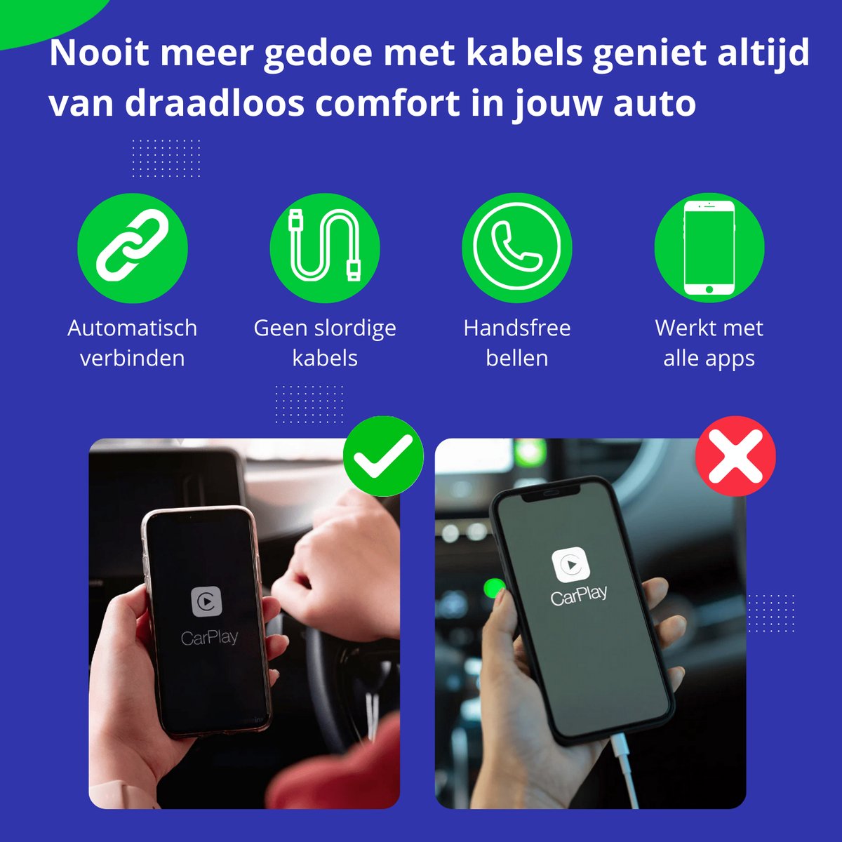 Apple CarPlay & Android Auto USB CarPlay 5.0