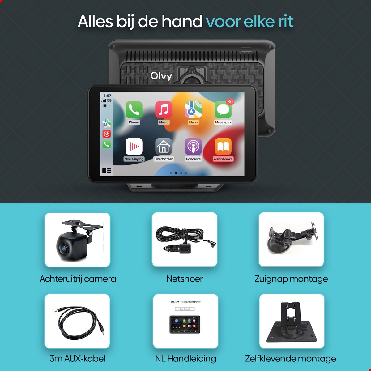 Apple CarPlay & Android Auto Scherm