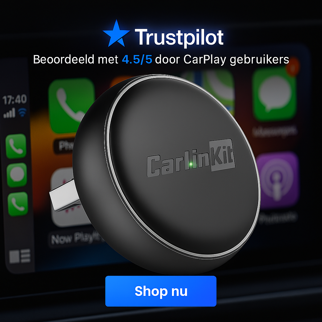 Draadloze USB Apple Carplay & Android Auto