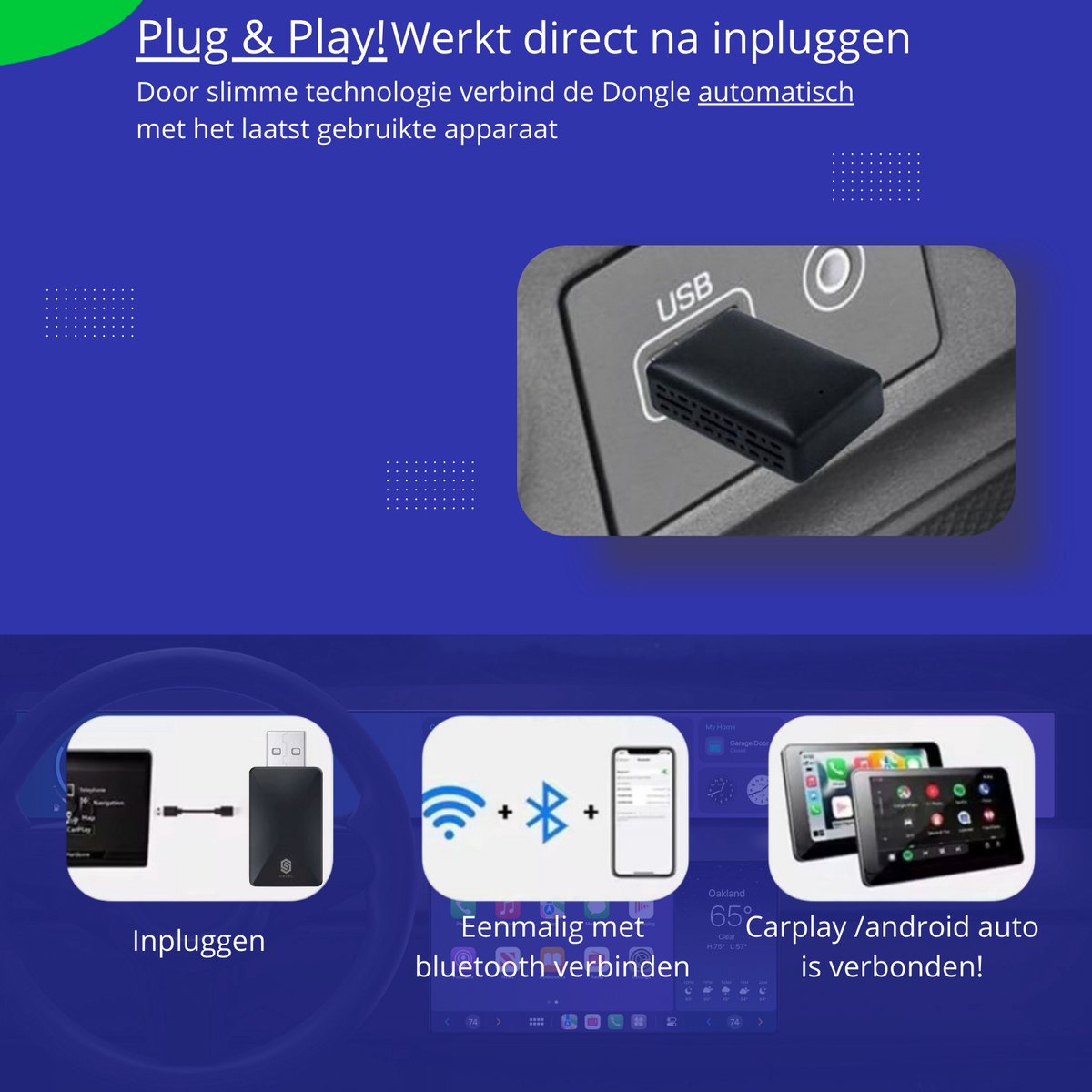 Apple CarPlay & Android Auto USB CarPlay 5.0