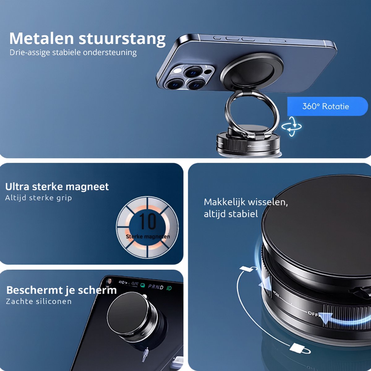 Magnetische Telefoonhouder Auto